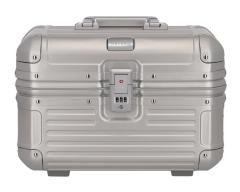 Beautycase Travelite Next Aluminium silber TSA-Schloss
