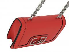 Umhängetasche Calvin Klein Flap Shoulder Bag Vibrant Coral