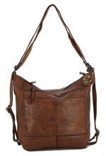 2in1 Henkeltasche Rucksack Harbour2nd AL Cayenne Used Look Caramel