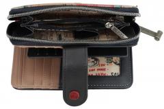 Geldtasche mit Etui Anekke City Art Selbstportrait bunt Chicago