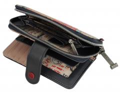 Geldtasche mit Etui Anekke City Art Selbstportrait bunt Chicago