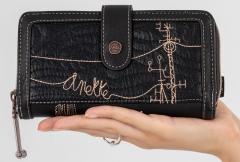 große Brieftasche bestickt Fotografie Anekke City Moments schwarz