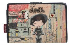 Anekke Geldtasche City Art Chicago Fotografin bunt rot blau