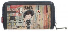 Anekke Damenbrieftasche City Art bunt rot blau
