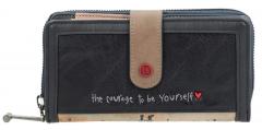 Anekke Damenbrieftasche City Art bunt rot blau
