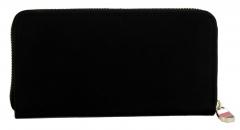 Ziparound Börse Tommy Hilfiger Poppy ST Large ZA Wallet Black Nylon