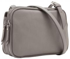 Liebeskind Berlin Ledertasche Grau Mareike Crossbody S Honey Grey