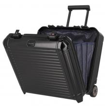 Businesstrolley schwarz Travelite Next 2-Rad Aluminium