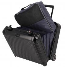 Businesstrolley schwarz Travelite Next 2-Rad Aluminium