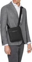 schmale Herren Schultertasche Tommy Hilfiger Downtown Mini Crossover Black