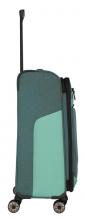 Koffertrolley grün Eukalyptus Travelite Viia M 67cm Dehnfalte