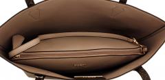 Damenwendetasche Guess Eco Brenton Logoprint Brown Logo Braun Taupe