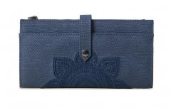 Damengeldbörse Desigual Aquiles Pia blau bestickt Navy