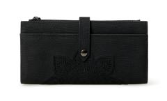 Brieftasche Damen schwarz bestickt Aquiles Pia Desigual