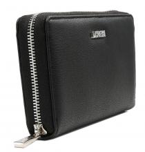 Longwallet Filippa L.Credi schwarz silber genarbt RFID