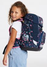 ergobag cubo PhantBärsiewelt Einhörner Punkte dunkelblau pink Schulrucksackset