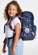 ergobag cubo PhantBärsiewelt Einhörner Punkte dunkelblau pink Schulrucksackset