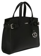Damen Satchel Isante L.Credi Black Schwarz Gürtel