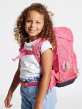 cubo Schulrucksackset pink Pferde ergobag Schüttelpennal Sportbeutel