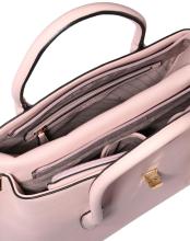 rosa Damenschultertasche L.Credi Idalia Pink Clay
