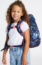 ergobag pack PhantBärsiewelt blau pink Schultaschenset Einhörner Punkte