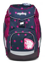 anpassbarer Schulpack 6-teiliges Set ergobag pack dunkelblau pink Federpennal Schubi DuBär