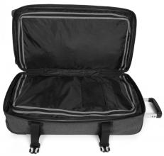 große Trolleytasche Eastpak Transitr L Black Denim grau meliert