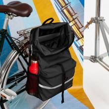 Bike Backpack Eastpak Maclo Bike Tarp Blac beschichtet Reflektorstreifen Radsport