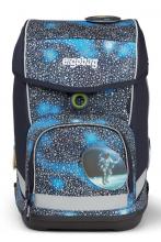 Schulrucksacktset ergobag cubo Weltall reflektieren dunkelblau Schüttelpennal Sportbeutel