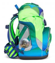 neongrüner Schulrucksack blau 6-teiliges Set ergobag pack TruckBär Neo Edition