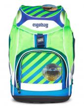 neongrüner Schulrucksack blau 6-teiliges Set ergobag pack TruckBär Neo Edition