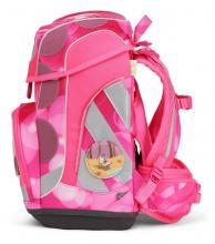 Mädchenschultasche Set neonpink KuntBärbuntes Einhorn ergobag cubo