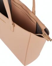 Tote Bag Tommy Hilfiger Joy Tote Nude Sandrift Veloureinlage Etui Anhänger