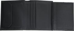 Calvin Klein CK Black Herrengeldtasche Perfed Trifold 6CC W/Coin Schwarz