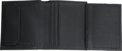 Calvin Klein CK Black Herrengeldtasche Perfed Trifold 6CC W/Coin Schwarz
