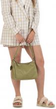 Burkely Just Jolie Shoulder Bag Tea Green olivgrün Glattleder
