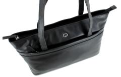 Schultertasche Gerry Weber Shopper MHZ Black Leder Piacenza