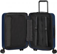 erweiterbarer Businesskoffer Handgepäck blau Samsonite StackD S 55cm Easy Access Navy