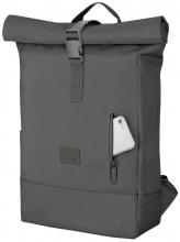 Jugendrucksack mit Überschlag Robin Medium Johnny Urban Pet Flasche Dunkelgrau Dark Grey