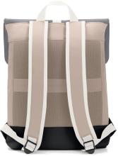 Daypack Ruby Sleek Serie Johnny Urban bunt Beige Grau gummiert wasserabweisend