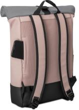 trendiger Tagesrucksack Harvey Johnny Urban Sleek Serie wasserabweisend gummiert Rose Grey
