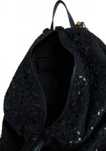 Cityrucksack Desigual Viana Calado schwarz Pailletten Ayur Stickerei