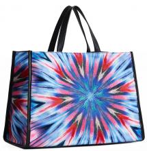 2in1 Tote Bag Desigual Hanover Lavender Blue Bunt Glanz Crossbody Black