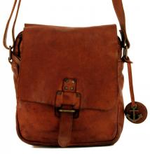 Überschlagtasche Harbour2nd Überschlag Marlies Caramel Leder Vintage Anker
