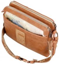 Mädchen Schultertasche Anekke Mediterranean zweigeteilt bunt beige