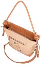 Hobo Bag Anekke Sunrise Santorin Blau Wechselriemen Braun