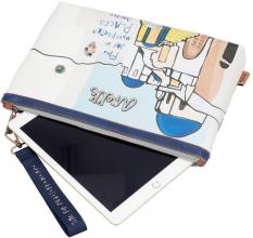 extravagante Damenhandtasche Etui Tablet Anekke Sunrise Mediterranean Greece