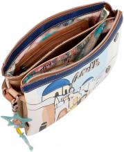 Crossoverbag Anekke Sunrise Greece Eco friendly Blaue Dächer