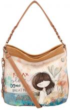 Schultertasche Anekke Mediterranean Bunt Print am Meer Entspannung