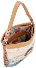 Schultertasche Anekke Mediterranean Bunt Print am Meer Entspannung